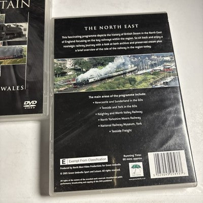 Steaming Around Britain - The South West, Wales, The North East DVD All Regions