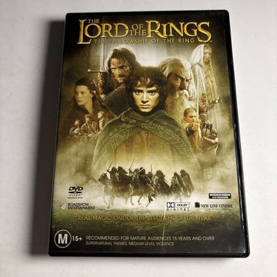 The Lord of the Rings - The Fellowship of the Ring (DVD, 2001) Region 4