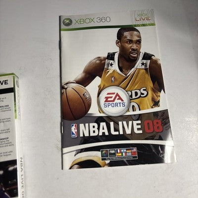 NBA Live 08 Xbox 360 Manual PAL