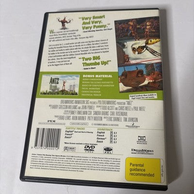 Antz (DVD, 1998) Animated Film Region 4 NEW