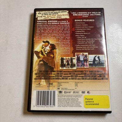 Step UP (Special Edition, DVD, 2006) Channing Tatum, Tim Lacatena, Region 4