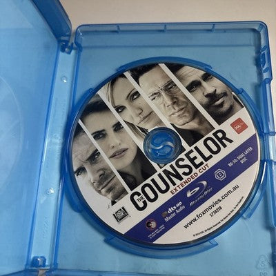 The Counselor (Blu-ray, 2013) Brad Pitt, Cameron Diaz, Javier Bardem Region B