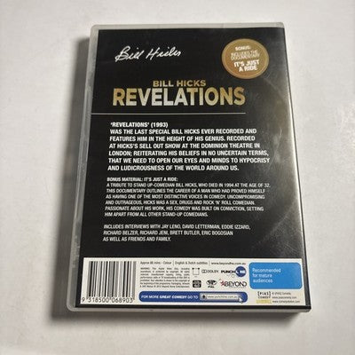 Bill Hicks - Revelations (DVD, 1993) Region 4