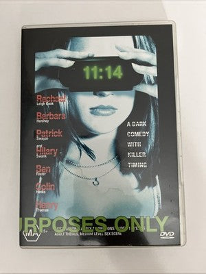 11:14 (DVD, 2003) Rachael Leigh Cook, Patrick Swayze, Hilary Swank Region 4
