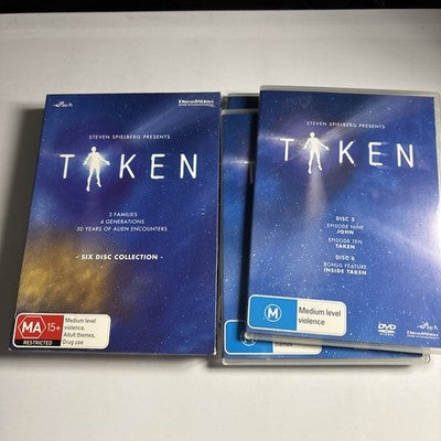 Taken (DVD, 1999, 6-Disc) Dennis Boutsikaris, Dabney Coleman Region 4