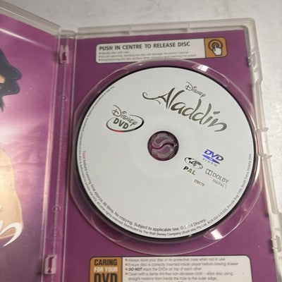 Aladdin (DVD, 1992) Disney Region 4