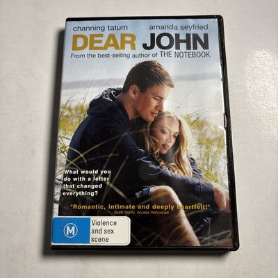 Dear John (DVD, 2010) Channing Tatum, Amanda Seyfried Region 4 NEW