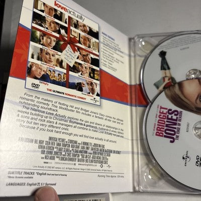 Bridget Jones, Love Actually, About A Boy, Notting Hill, Edge of Reason DVD