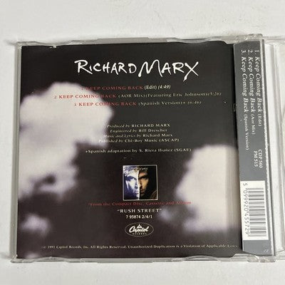 Richard Marx – Keep Coming Back (CD, 1991) Europe 20 4557 2