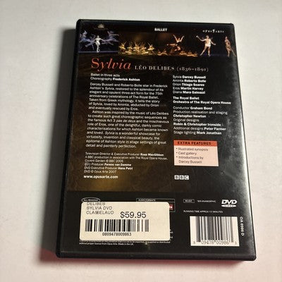 Delibes: Sylvia by Roberto Bollé (DVD) Graham Bond, Darcey Bussell All Regions