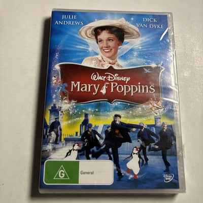 Mary Poppins (DVD, 1964) Julie Andrews, Dick Van Dyke Region 4 *New Sealed*