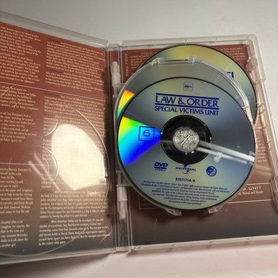 Law and Order - Special Victims Unit : Season 6 (DVD, 2003) Region 4,2
