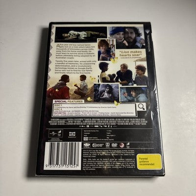 Lion (DVD, 2016) Dev Patel, Nicole Kidman, David Wenham Region 4 *New Sealed*