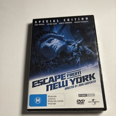 Escape from New York (Special Edition, DVD, 1981) Kurt Russell Region 4 NEW