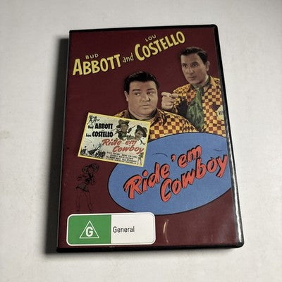 Ride 'em Cowboy (DVD, 1942) Region 4 NEW