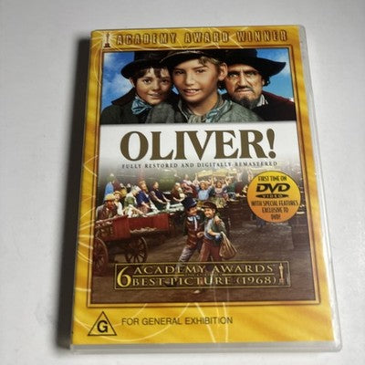 Oliver! (DVD, 1968) Shani Wallis, Ron Moody, Oliver Reed, Region 4 NEW
