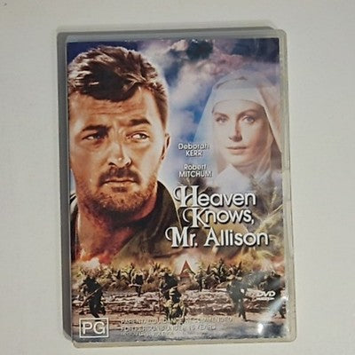 Heaven Knows Mr Allison (DVD, 1957) Robert Mitchum, Deborah Kerr Region 4
