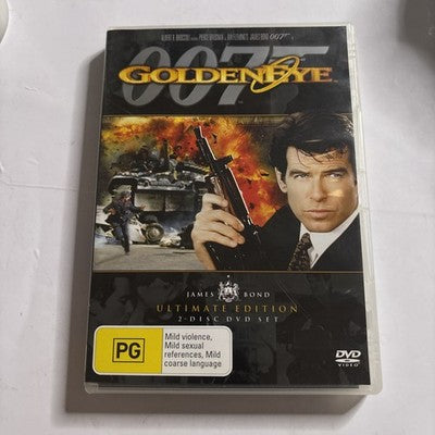 GoldenEye (Ultimate Edition, DVD, 1995) Pierce Brosnan, Sean Bean, Region 4