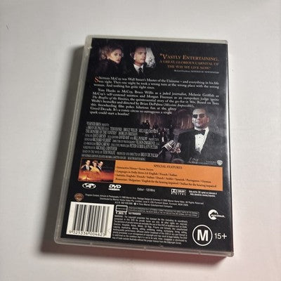 The Bonfire of the Vanities (DVD, 1990) Tom Hanks, Bruce Willis Region 4