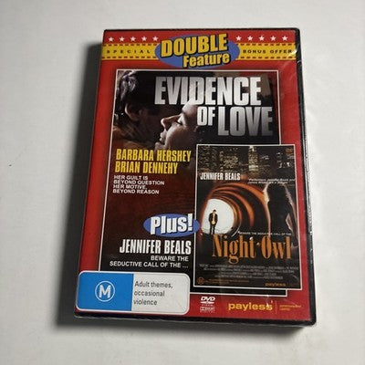 Evidence Of Love / Night Owl DVD All Regions *New Sealed*