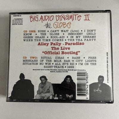 Big Audio Dynamite II – The Globe / Alley Pally - Paradiso (CD, 1991, 2-Disc)