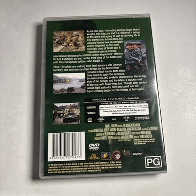 The Bridge at Remagen (DVD, 1969) George Segal Region 4 NEW