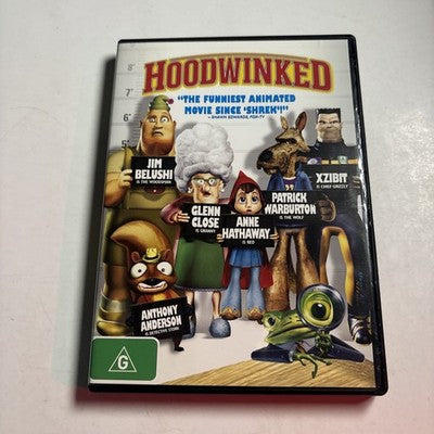 Hoodwinked (DVD, 2005) Anne Hathaway, Glenn Close, Chazz Palminteri Region 4 NEW