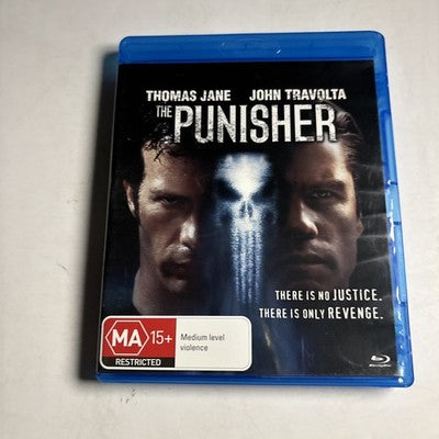 The Punisher (Blu-ray, 2004) John Travolta, Thomas Jane Region B