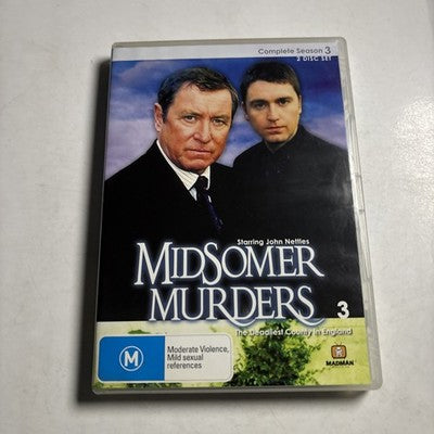 Midsomer Murders : Season 3 (DVD, 1999, 2-Disc) All Regions (John Nettles) NEW