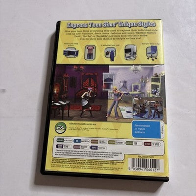 The Sims 2: Teen Style Stuff Expansion (PC, CD-ROM, 2007, EA) - Includes Manual