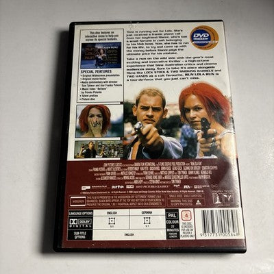 Run Lola Run (DVD, 1998) Franka Potente, Moritz Bleibtreu, Herbert Knaup Region4