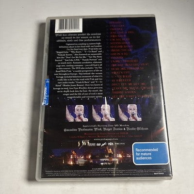 Pink - Live from Wembley Arena (DVD, 2007) All Regions