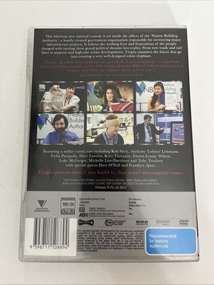 Utopia (DVD, 2013, 2-Disc) Comedy Region 4