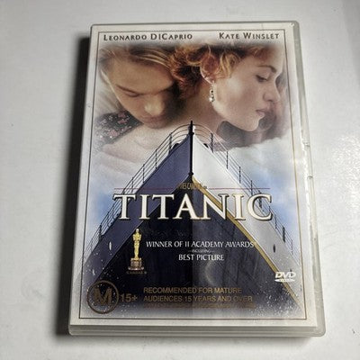 Titanic (DVD, 1997) Leonardo DiCaprio, Kate Winslet Region 4 NEW