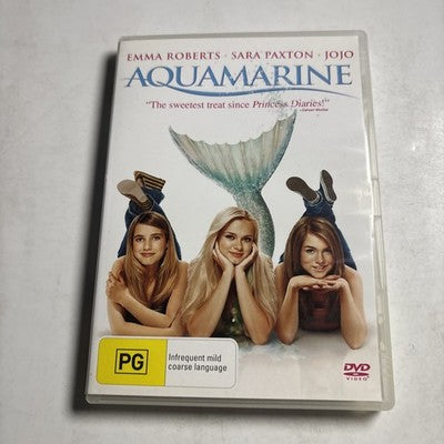 Aquamarine (DVD, 2006) Emma Roberts, Sara Paxton, JoJo Region 4