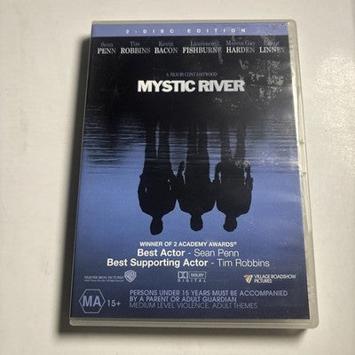 Mystic River (DVD, 2003) Sean Penn, Tim Robbins Region 4