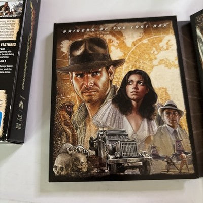 Indiana Jones - The Complete Adventures (Blu-ray, 2012) Harrison Ford Region B