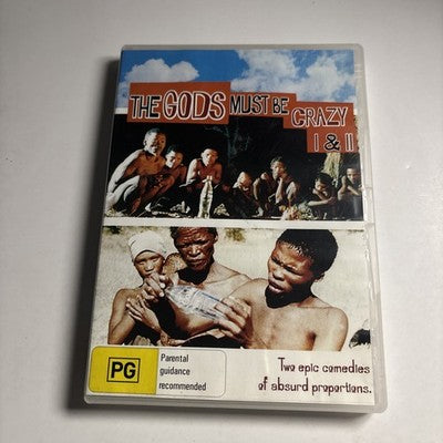 The Gods Must Be Crazy 1 & 2 (DVD, 1986) All Regions