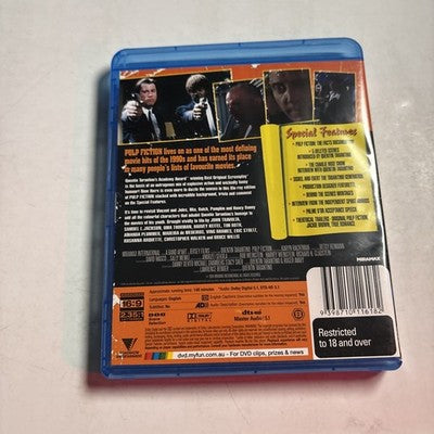 Pulp Fiction (Blu-ray, 1994) Bruce Willis, John Travolta, Region B