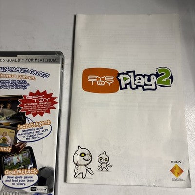 EYE TOY : Play 2 - PS2 Game in Case w/ Manual PAL