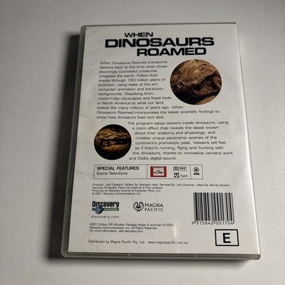 Discovery Channel - When Dinosaurs Roamed (DVD, 2000) Region 4