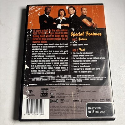 Pulp Fiction (10th Anniversary Special Edition, DVD, 1994) Region 4