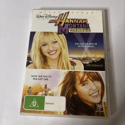 Hannah Montana The Movie (DVD, 2009) Miley Cyrus, Taylor Swift Region 4 NEW