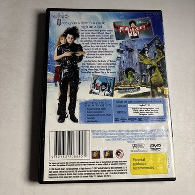 Edward Scissorhands (DVD, 1990) Johnny Depp Region 4