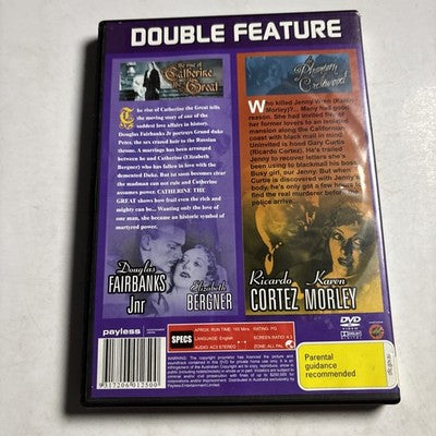 The Rise Of Catherine The Great / The Phantom Of Crestwood (DVD) All Regions