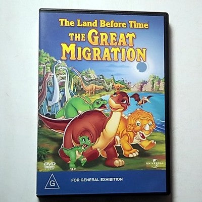 The Land before Time - The Great Migration : Vol 10 (DVD, 2003) Region 4,2