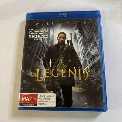I Am Legend (Blu-ray, 2007) Will Smith Region B