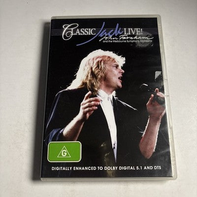 John Farnham - Classic Jack Live (DVD, 2006) All Regions