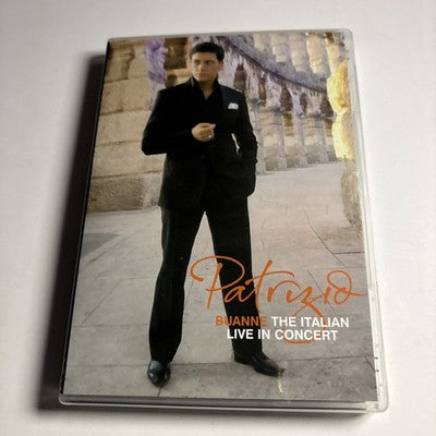 Patrizio Buanne - Italian/Live in Concert (DVD, 2005) All Regions