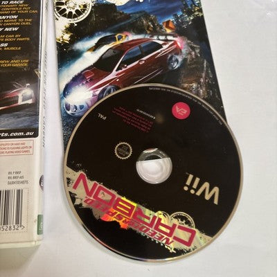Need for Speed Carbon (Nintendo Wii, 2006) With Manual PAL